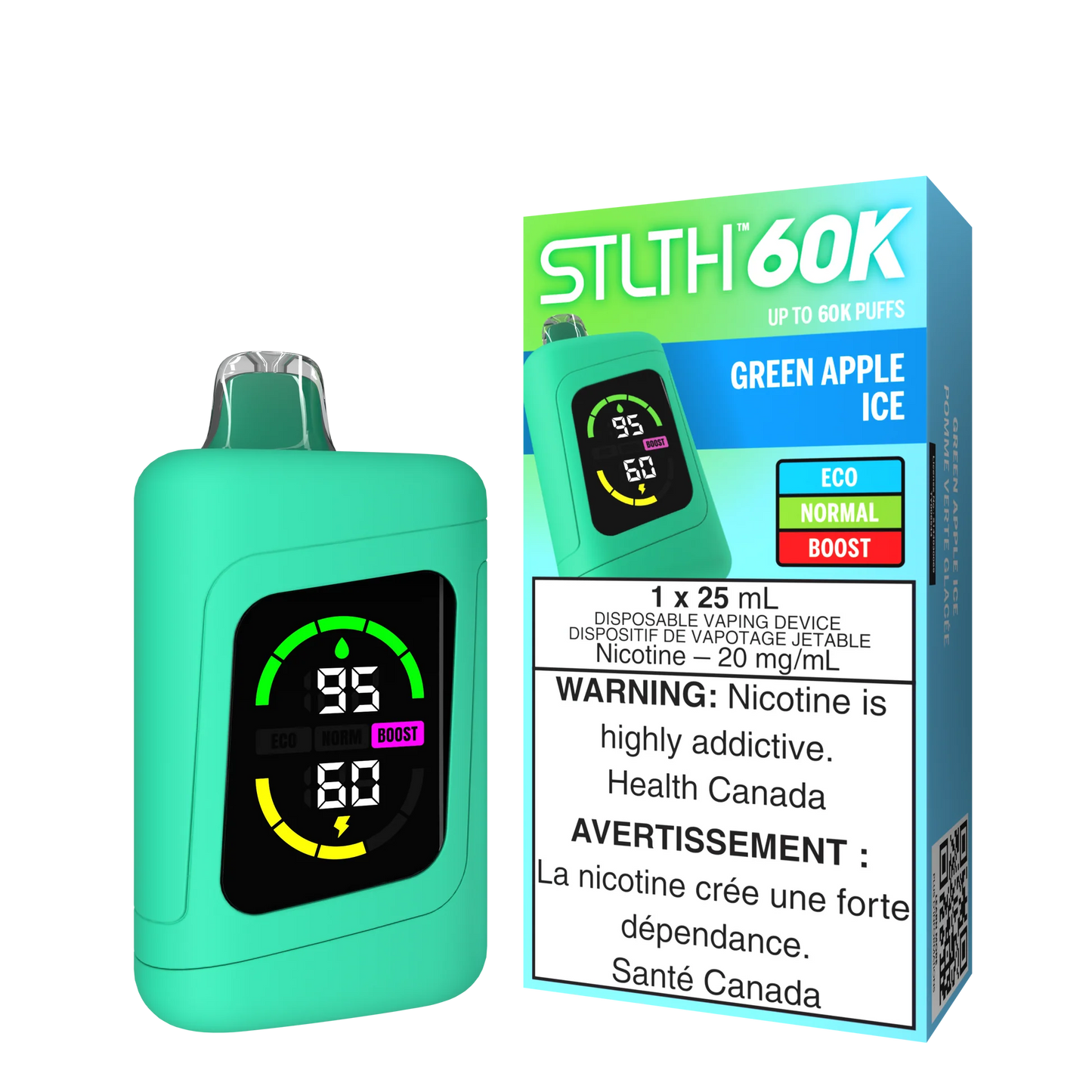 STLTH 60k Green apple ice (provincial tax )