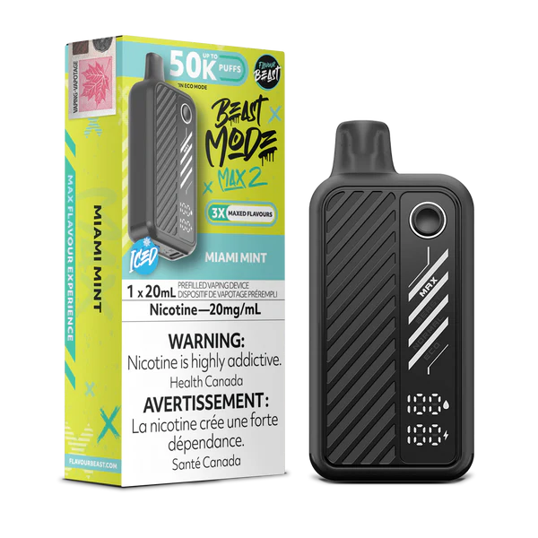 Flavour Beast Mode Max2 50k Miami Mint (Provincial Tax)