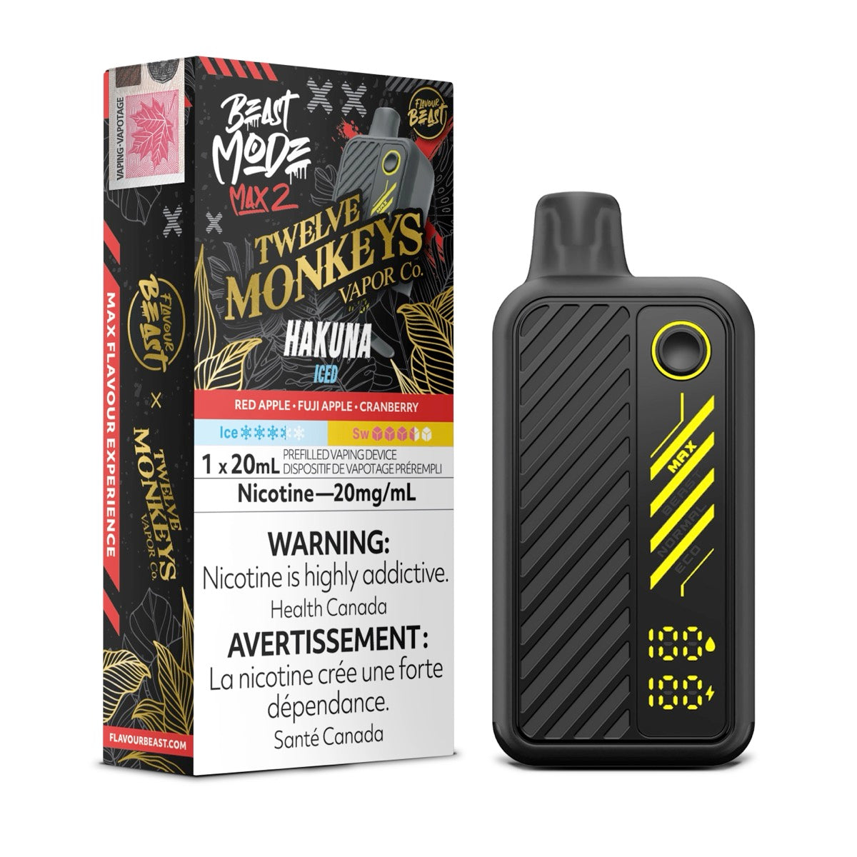 Flavour beast Max 2 50k Hakuna iced(Provincial)