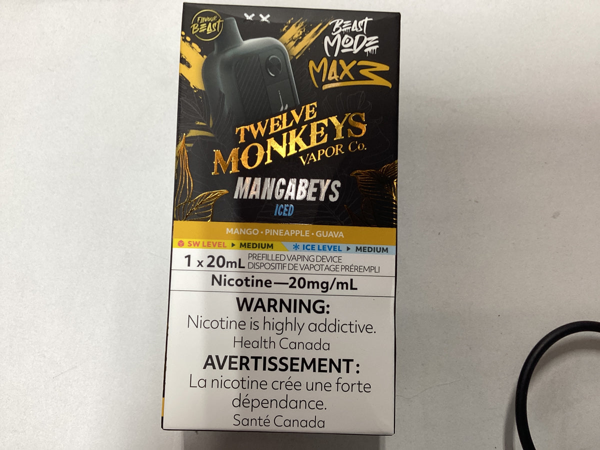 Flavour beast Max3 twelve monkeys Mangabeys