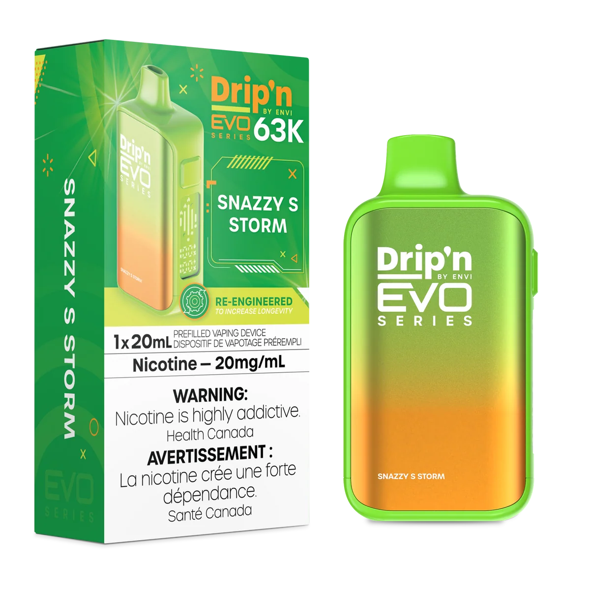 Level X M Series Pod 30ml- Drip’n snazzy s storm