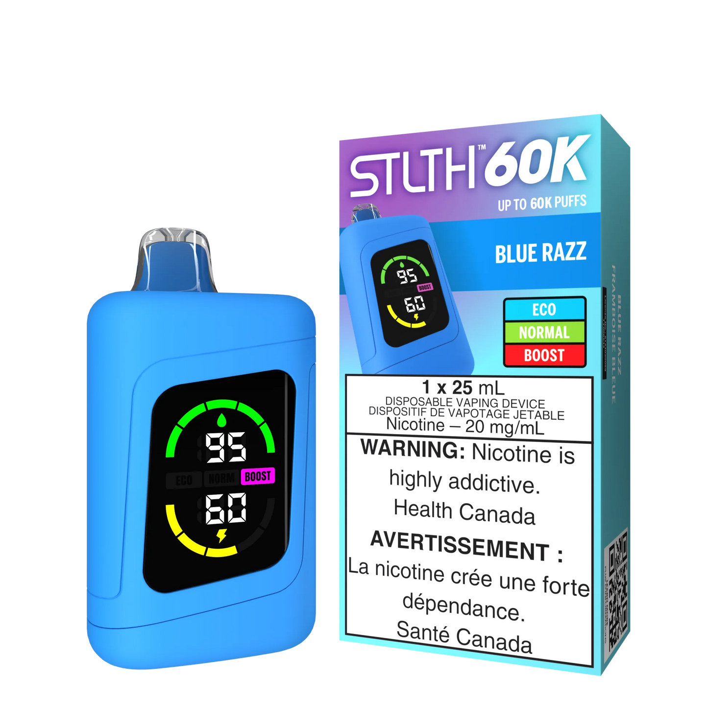 STLTH 60k Blue razz (Provincial tax)