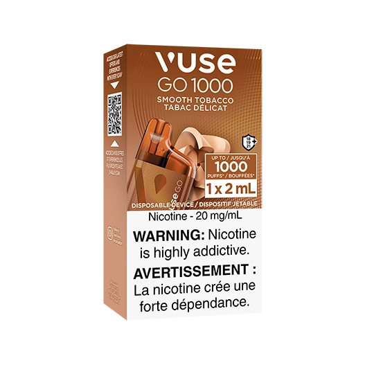 VUSE GO 1000 Smooth Tobacco (Provincial Tax)