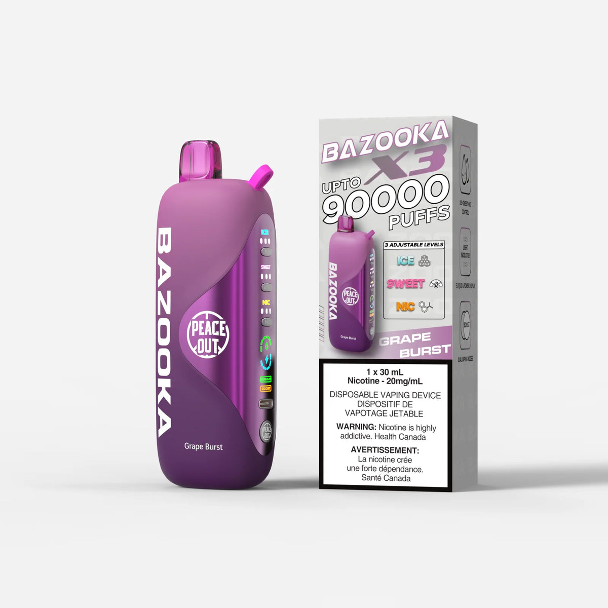 Bazooka x3 90k grape burst*