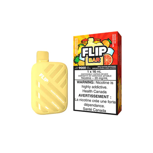 FLIP BAR 9000 Mango pineapple ice + Orange Ice
