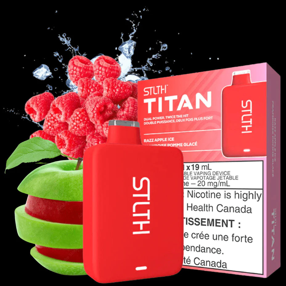 STLTH Titan 10000 Razz Apple ice