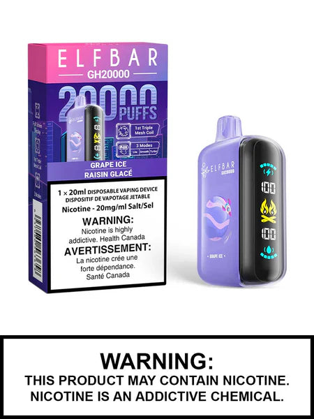 Elfbar GH20k Grape ice