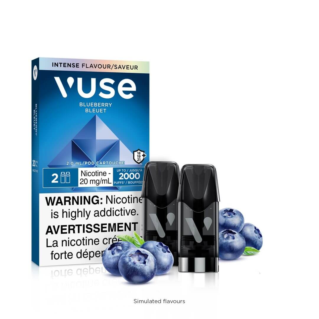 VUSE Pods Blueberry 20mg (Provincial tax)* Queen Vape Shop VUSE Pods Blueberry 20mg (Provincial tax)* Queen Vape Shop