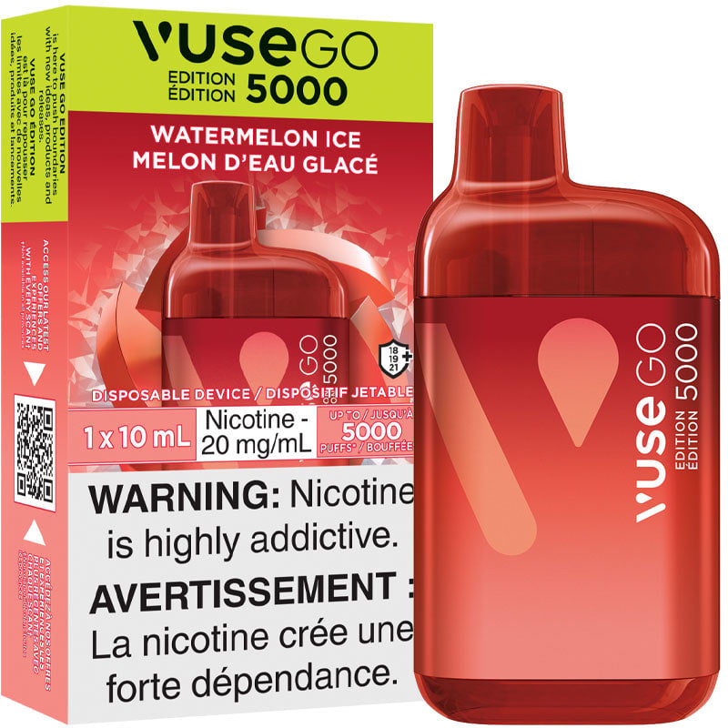 VUSE GO 5000 Watermelon ice (Provincial Tax) Queen Vape Shop VUSE GO 5000 Watermelon ice (Provincial Tax) Queen Vape Shop