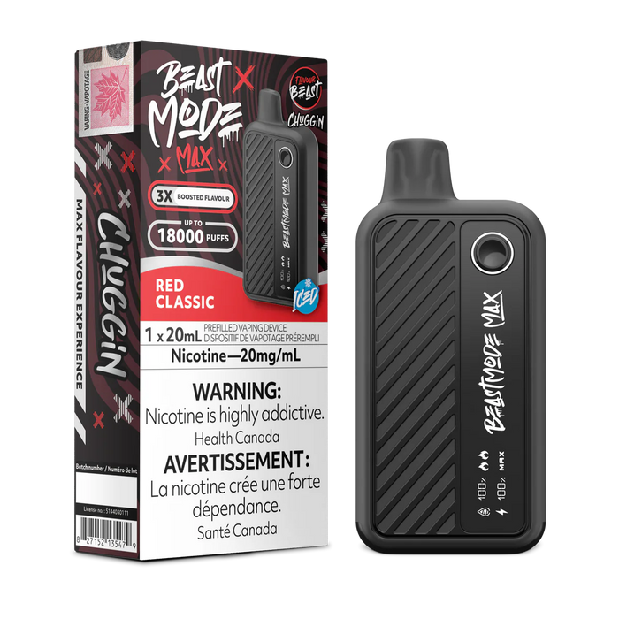 Flavour Beast Mode Max 18K Red Classic (Provincial Tax)