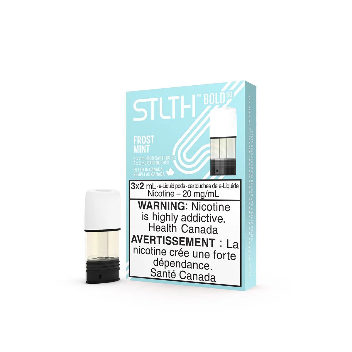 STLTH BOLD 50 Original PODS Frost Mint (Provincial Tax)