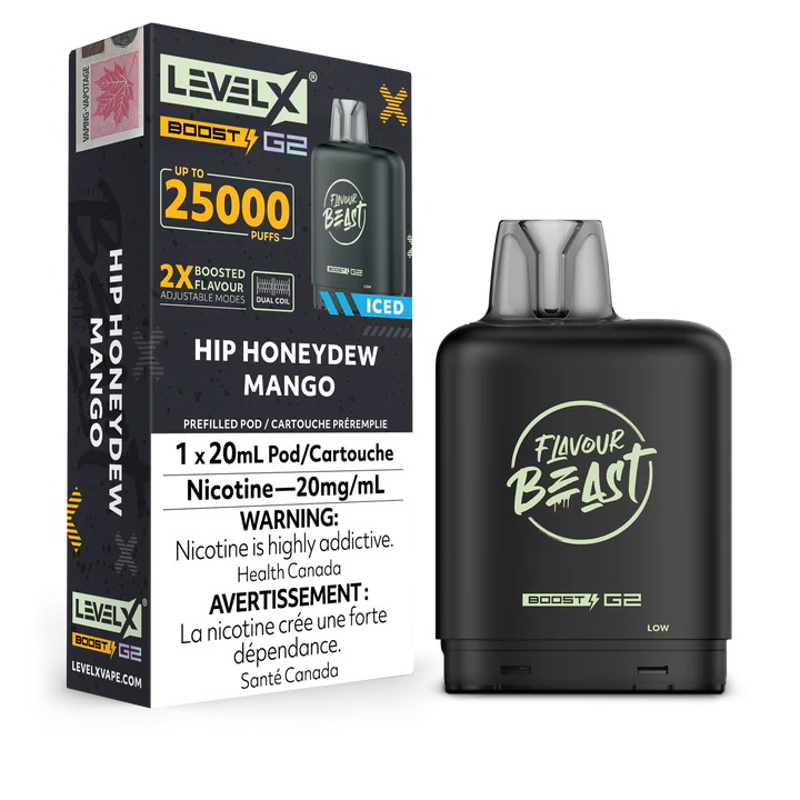 Flavour Beast Level X Boost 25K Hip HoneyDew Mango*