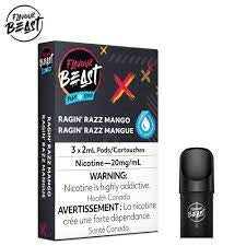 Flavour Beast 3pods Ragin’ Razz Mango Iced (provincial)