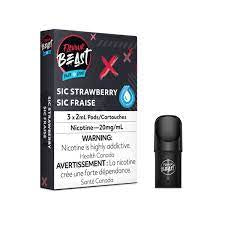 Flavour Beast 3pods Sic Strawberry Iced