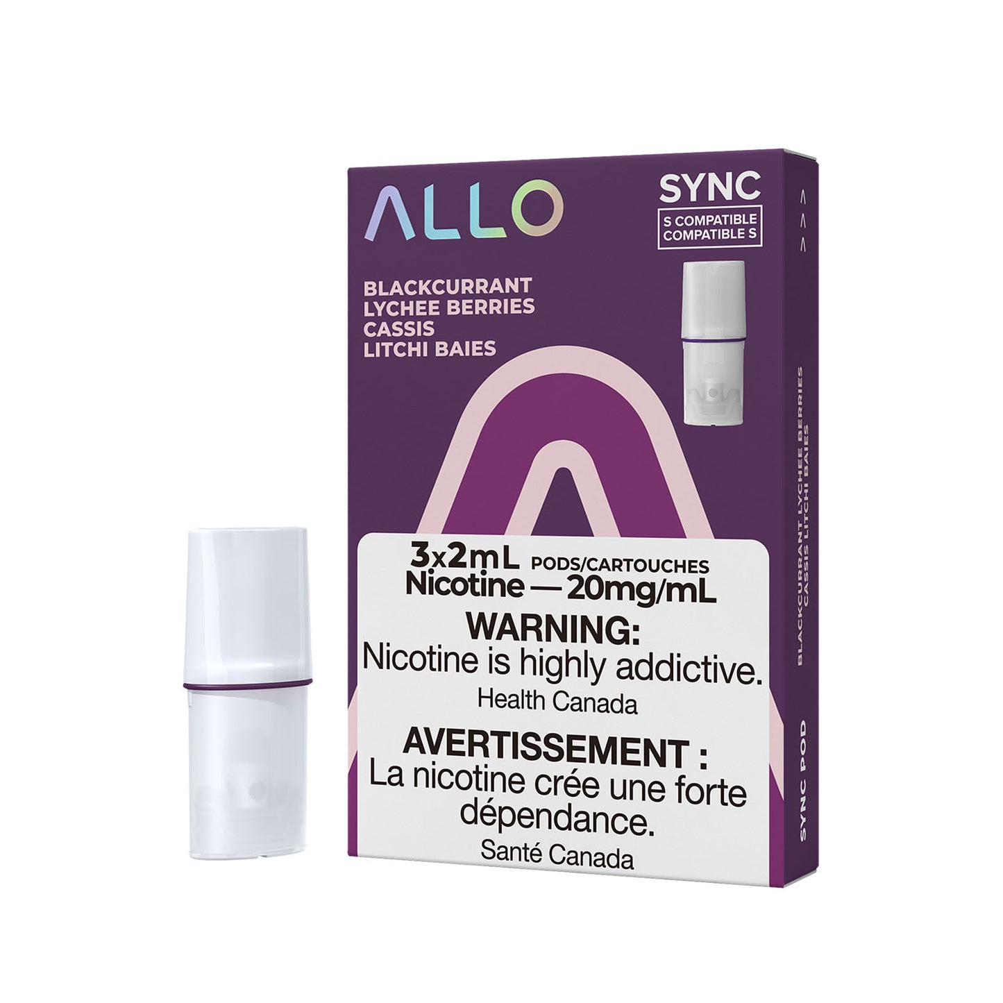 Allo sync 3pods Blackcurrant Lychee Berries (Provincial)