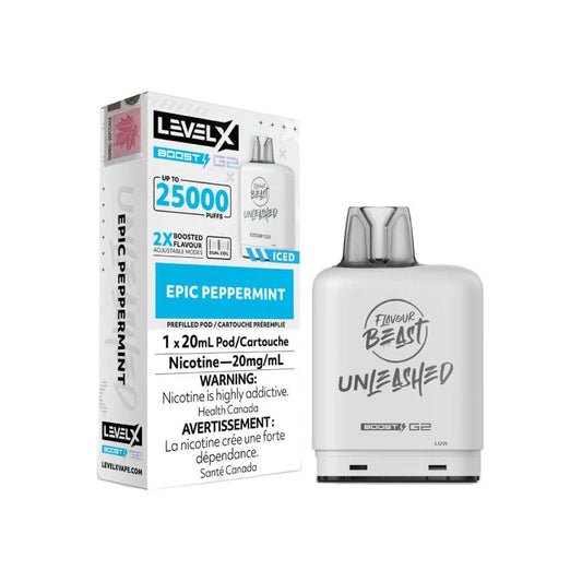 Flavour beast level X boost 25k epic peppermint*