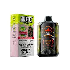 Mr fog aura 60k nicotine free strawberry watermelon kiwi ice (provincial tax)