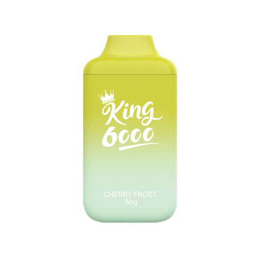 King 6000 Nicotine free Cherry Frost(Provincial Tax)