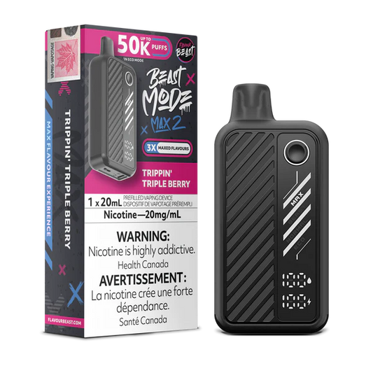 Flavour Beast Mode Max2 50k Trippn’ Tripple Berry (Provincial Tax)