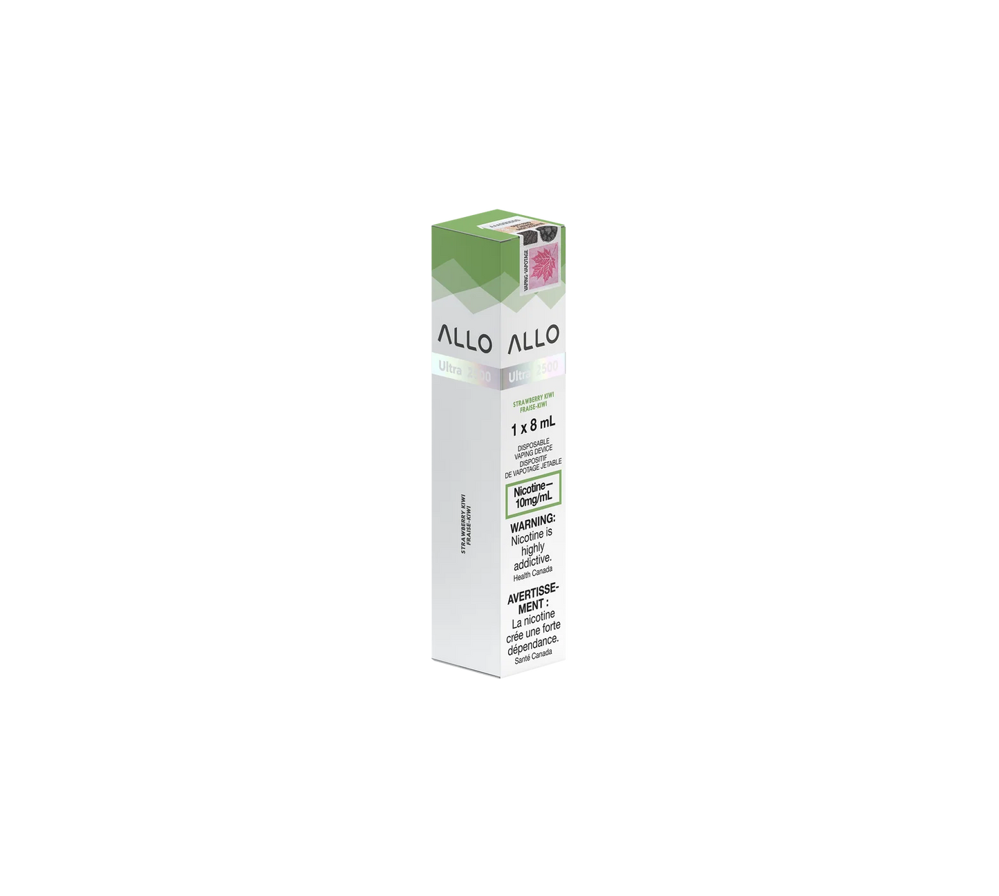 Allo 2500 10mg Strawberry Kiwi