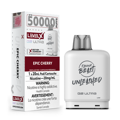 Level X G2 Unleased Ultra pod Flavour Beast - Epic Cherry 50k