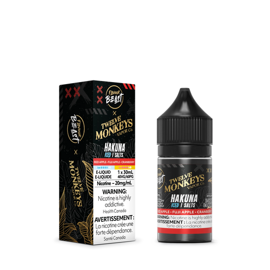 Flavour beat X 12 Monkey Liquid 20mg/30ml - Hakuna (provincial tax)