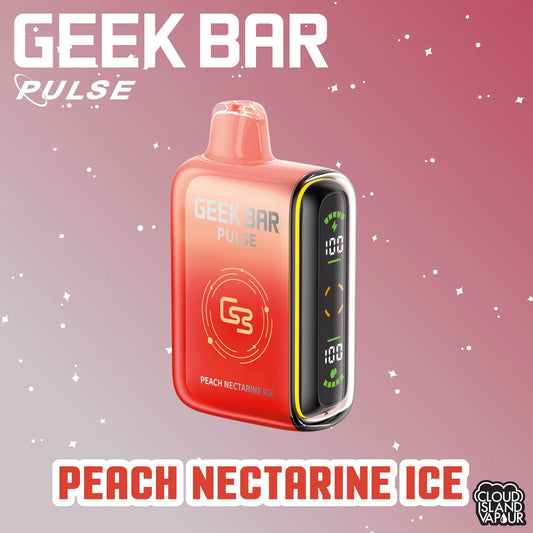 GEEK BAR 9K Peach Nectarine Ice (Provincial tax)