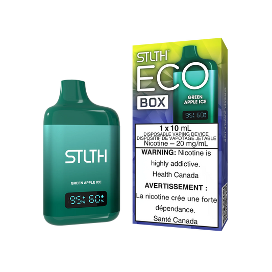 STLTH eco Box 10ml - green apple ice (provincial tax)