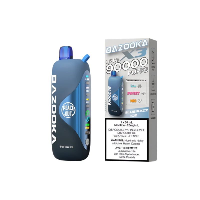 Bazooka x3 90k blue razz ice*