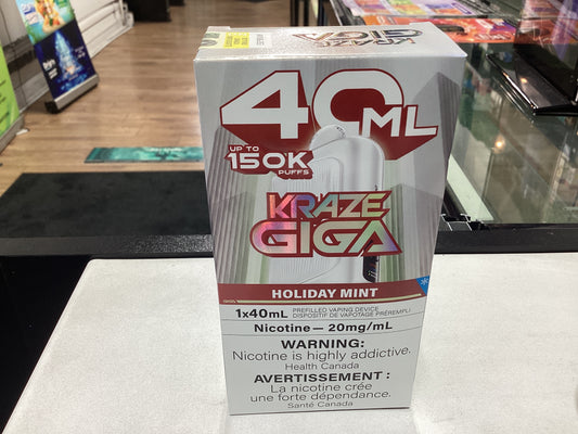 Kraze Giga 150k Holiday Mint