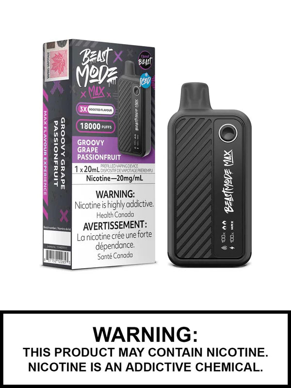Flavour Beast Mode Max 18K Groovy Grape PassionFruit*