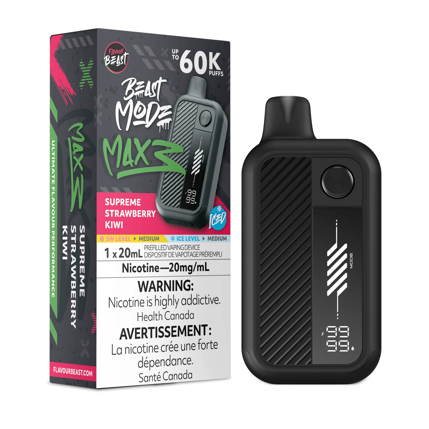 Flavour beast 60k supreme strawberry kiwi
