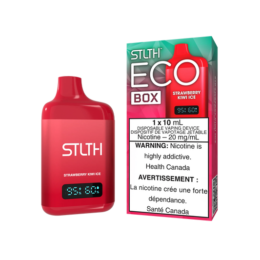 STLTH eco Box 10ml - strawberry kiwi ice (provincial tax)