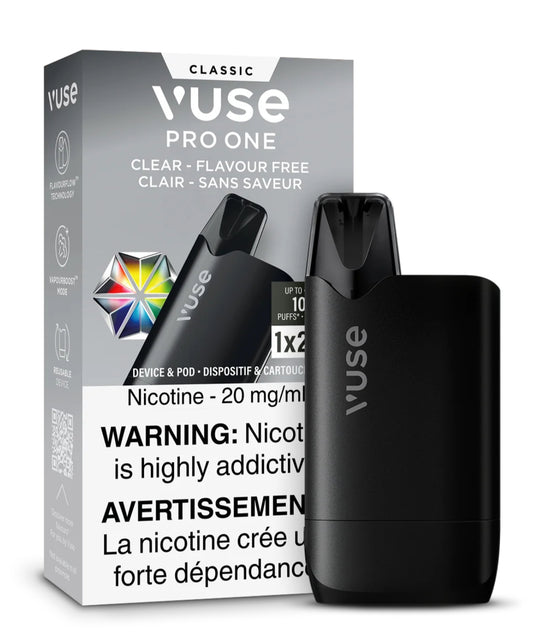 Vuse Pro One 20mg Clear (Provincial tax)