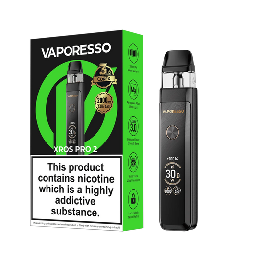 Vaporesso XROS pro 2 pod kit glittering black