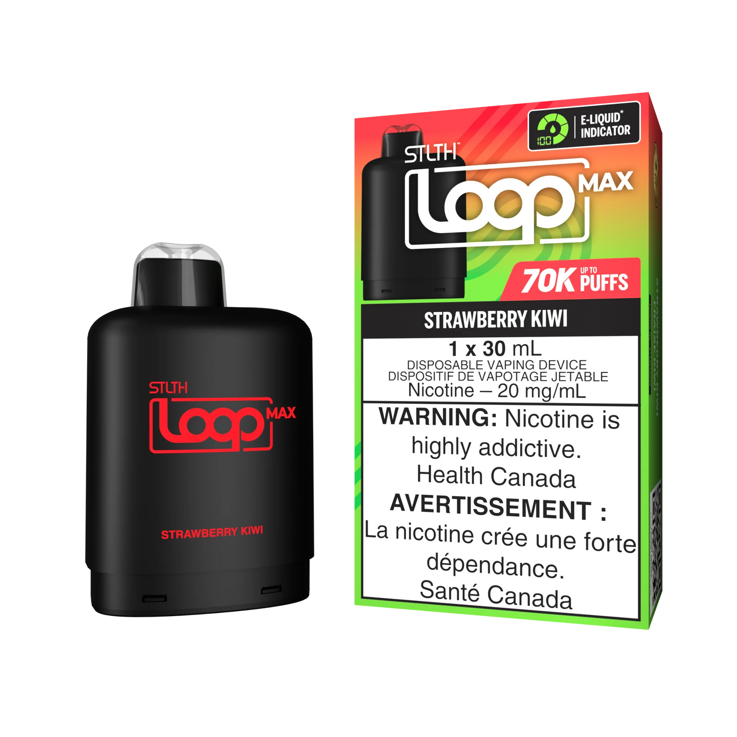 STLTH Loop Max 70k - Strawberry Kiwi(Provincial)