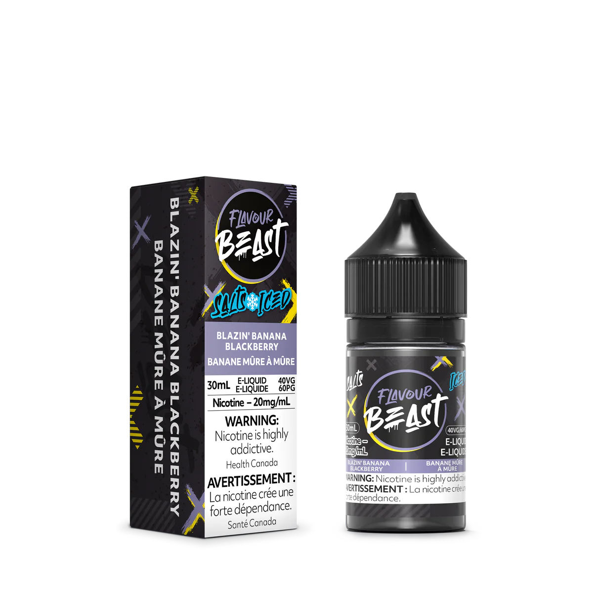 Flavour Beast E Liquid 20Mg Blazin’ Banana Blackberry*