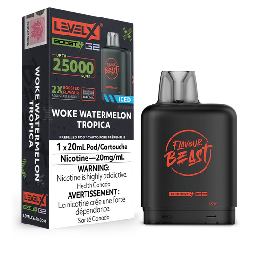 Flavour Beast Level X Boost 25K Woke Watermelon tropica (Provincial Tax)