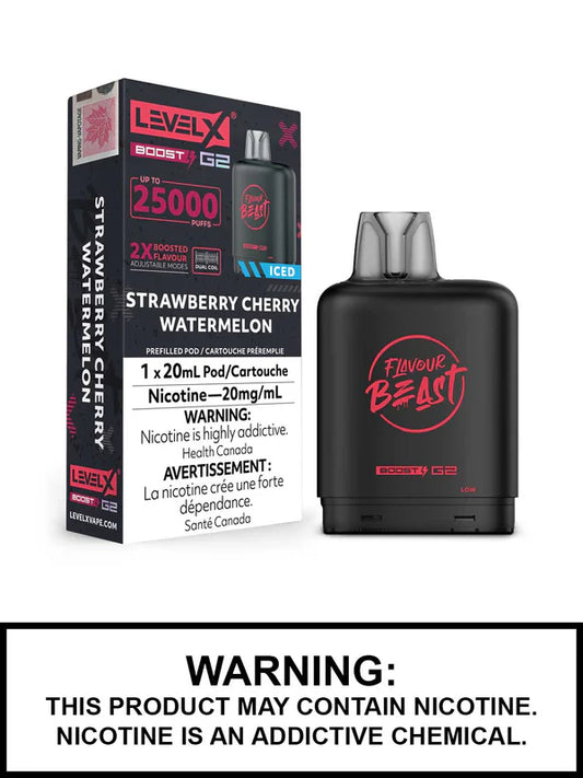 Level X Boost 25K Pod -Strawberry Cherry Watermelon (Provincial)