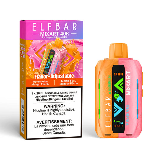 Elfbar Mixart 40k Watermelon Mango Peach(Provincial)
