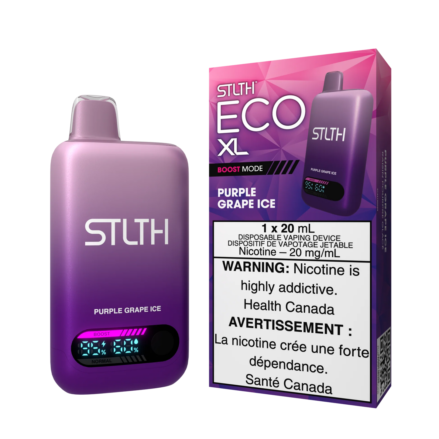 STLTH eco xl purple grape ice