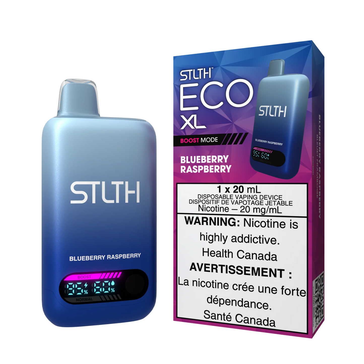 STLTH eco xl blueberry raspberry