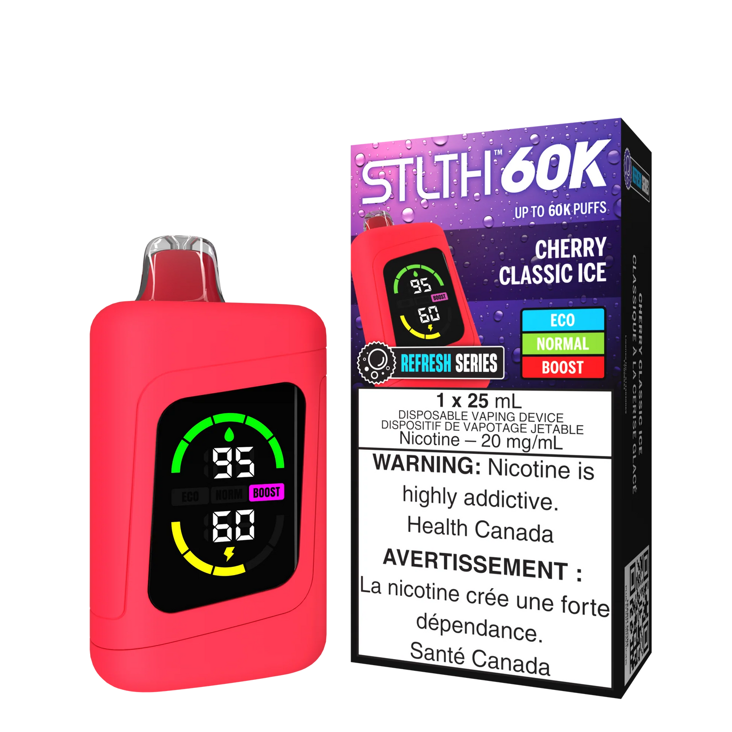 STLTH 60k Cherry Classic ice (provincial tax )