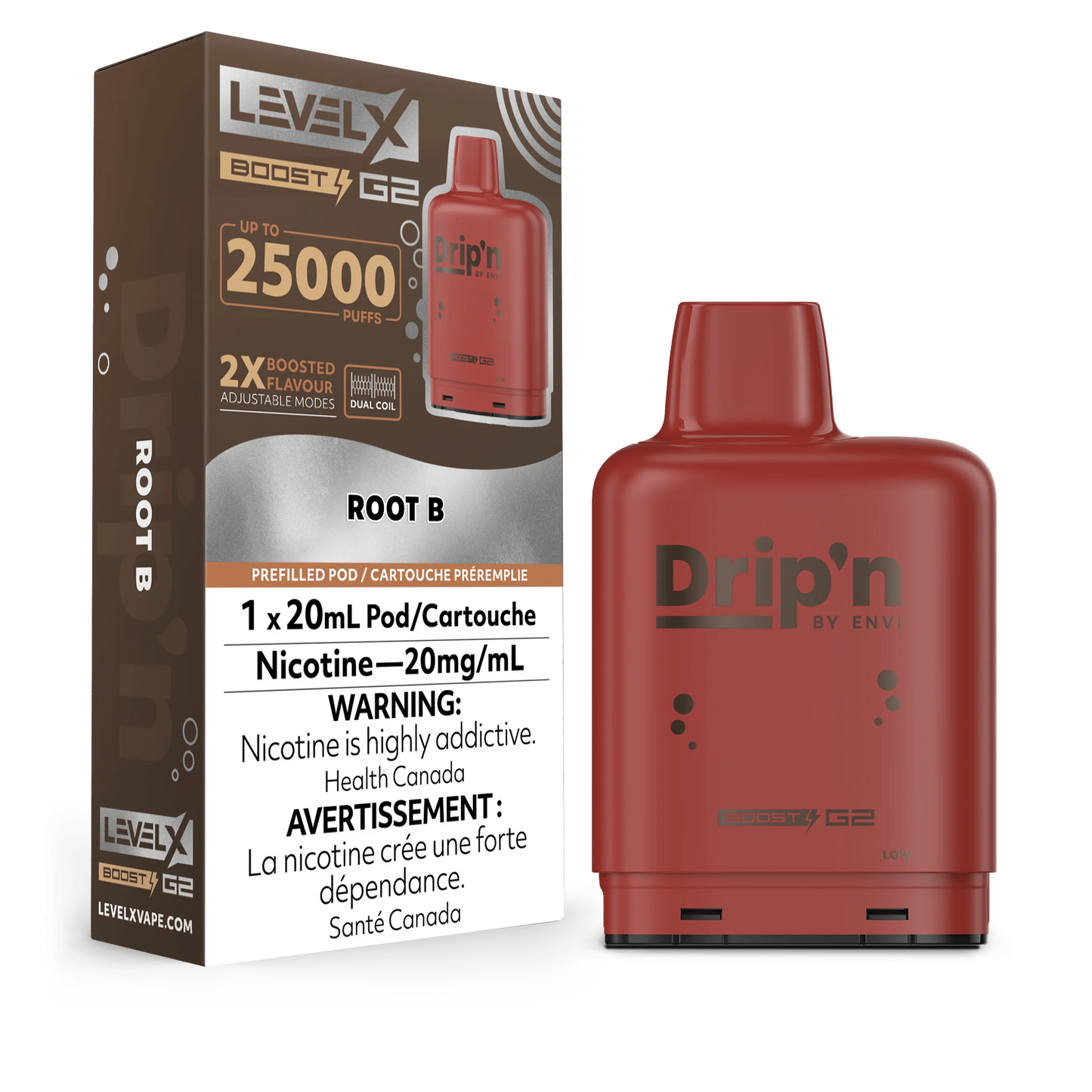 Drip’n Level X Boost 25K Root B (Provincial Tax)