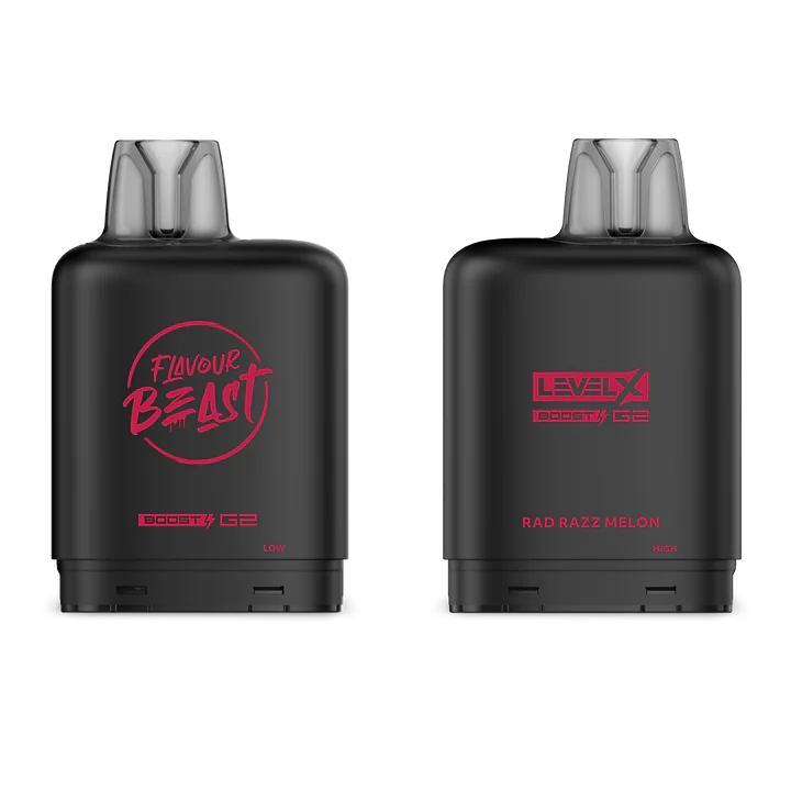 Flavour Beast Level X Boost 25K Rad Razz Melon  (Provincial Tax)