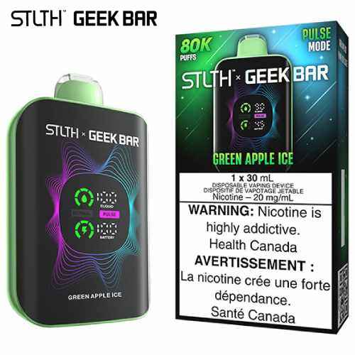 STLTH X Geekbar 80k green apple ice (Provincial)