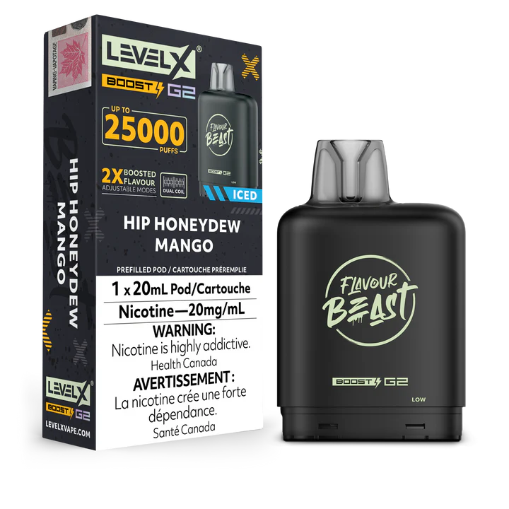 Flavour Beast Level X Boost 25K Hip HoneyDew Mango  (Provincial Tax)