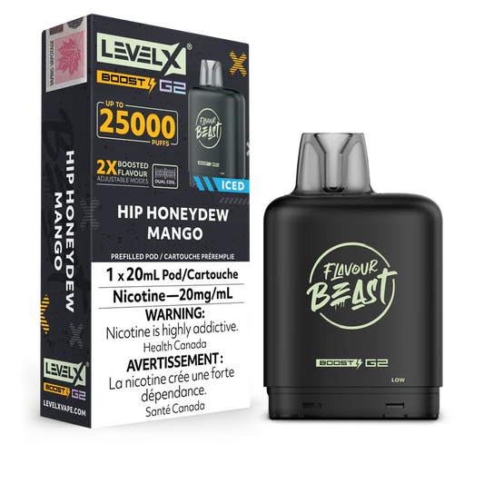 Flavour Beast Level X Boost 25K Hip HoneyDew Mango  (Provincial Tax)