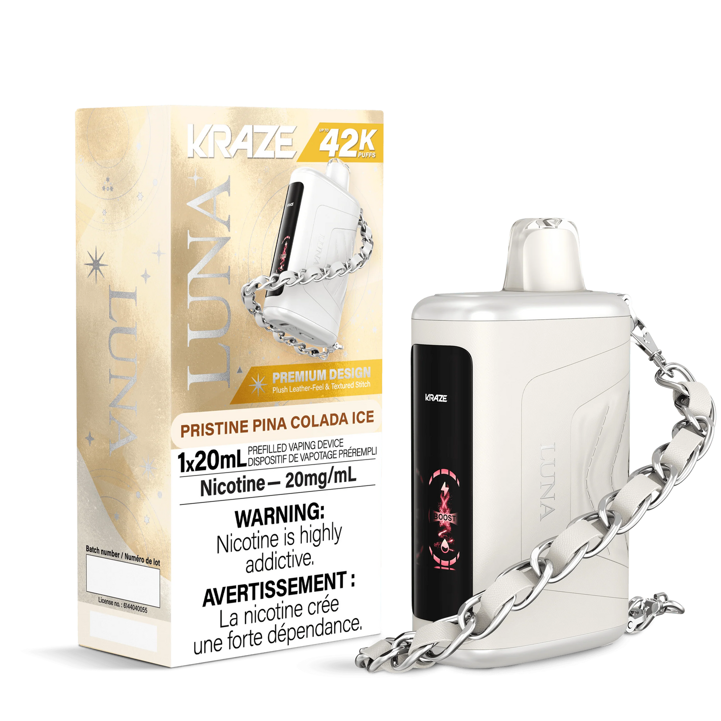 Kraze Luna 42K - Pristina Pina Colada Ice (Provincial Tax)
