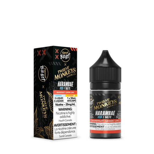 Flavour beat X 12 Monkey Liquid 20mg/30ml - Harambae (provincial tax)
